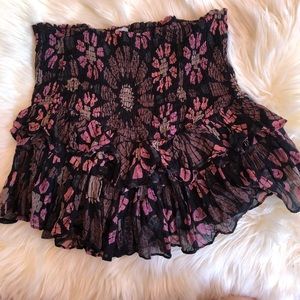 Free People Ruffle Mini Skort
